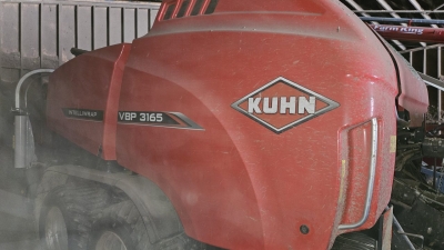 Presse à balles ronde/ENROBEUSE